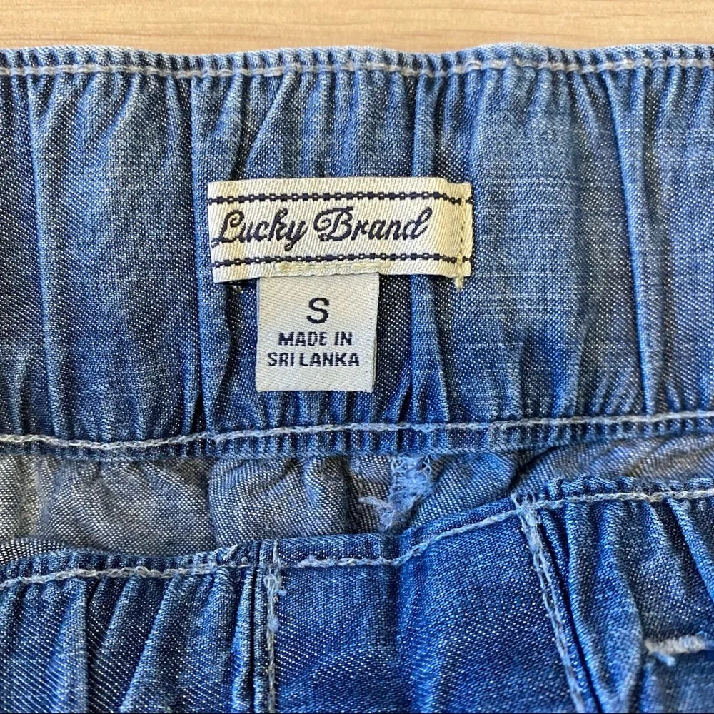 LUCKY BRAND~LIGHT WEIGHT HIGH RISE DENIM JOGGER~SMALL - Picture 7 of 8